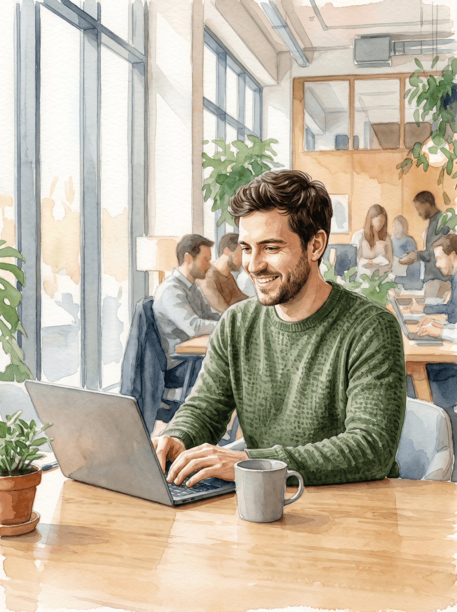 Neue Mitarbeiterin beim Onboarding